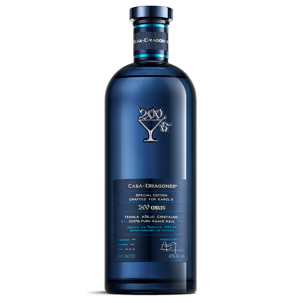 Tequila Casa Dragones 200 Copas Karol G