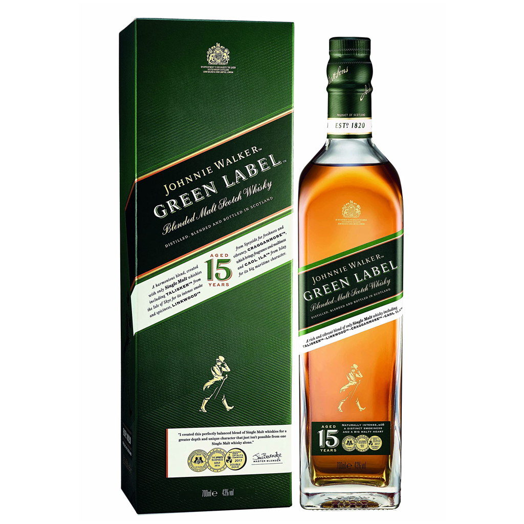 Johnnie Walker Green Label 15 Años
